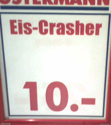 Eis-Zerkleinerungs-Maschine Eis-Zerkleinerungs-Maschine