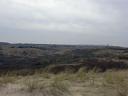 Die beeindruckende Dünenlandschaft hinter dem Strand